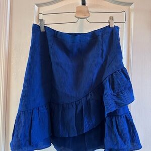 Banana Republic Asymmetrical Blue Skirt